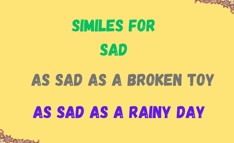 Sad Similes