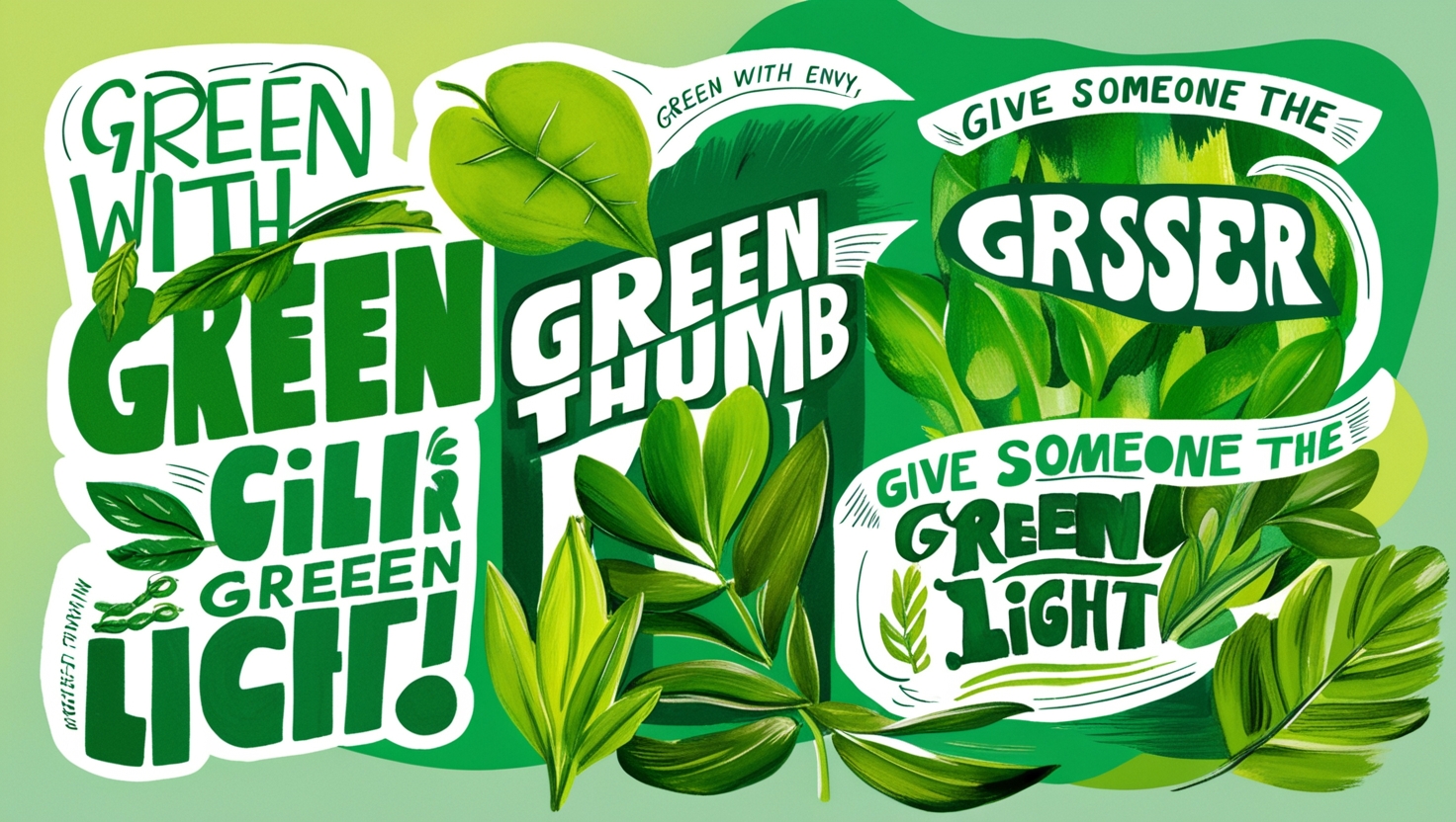green idioms